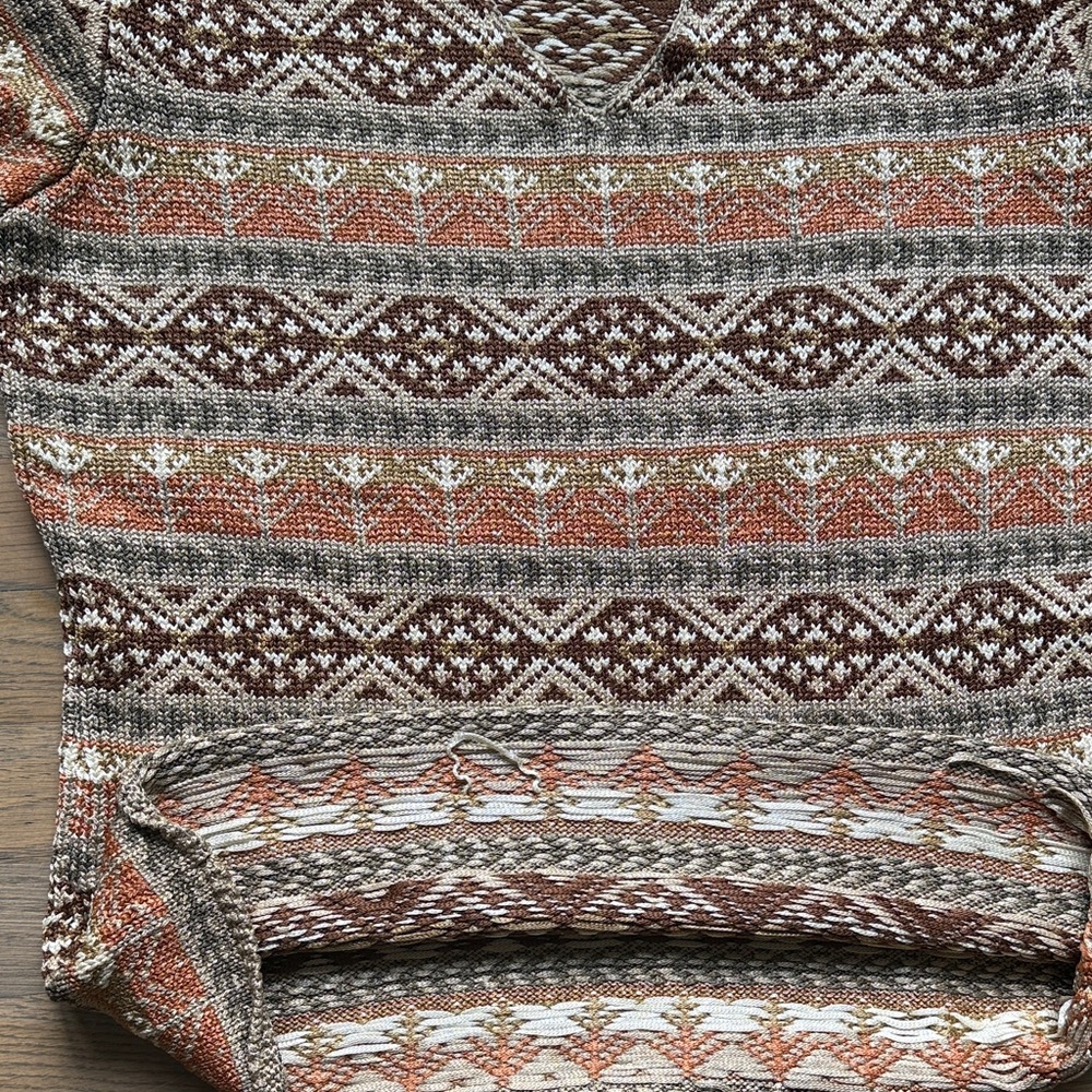 Lauren Ralph Lauren Earthy Toned Knit Sweater 90s vintage size M - Picture 6 of 12